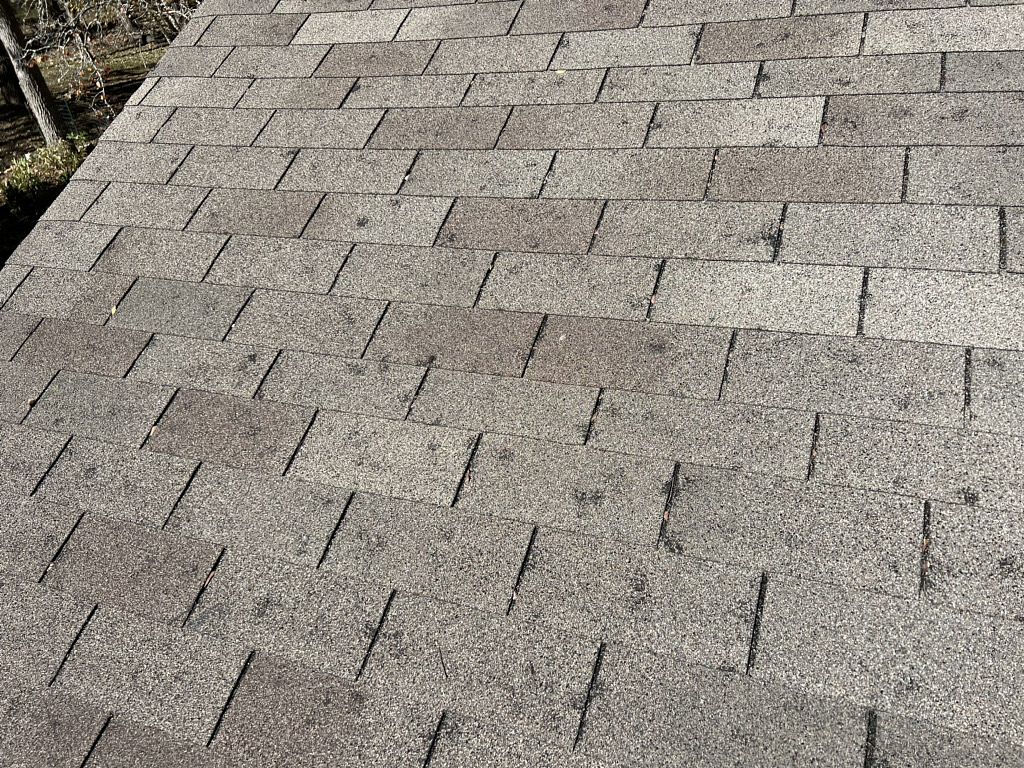 storm damaged roof in Bell County